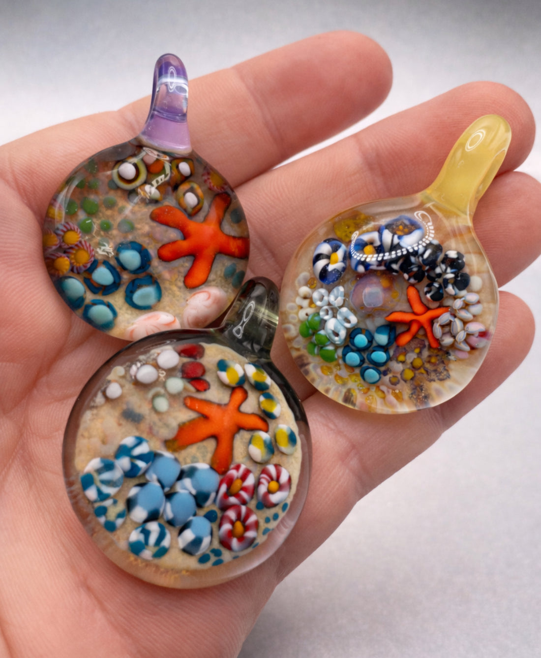 Glass Reef Pendant