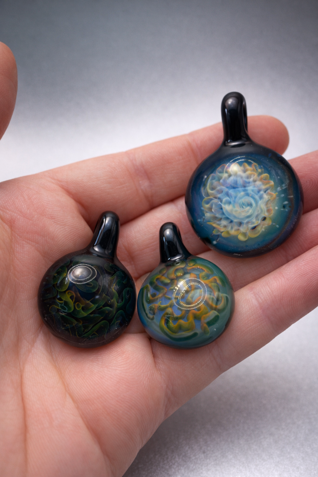 Glass Fume Pendants