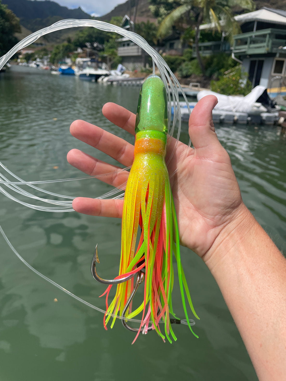 Green Glass Trolling Lure