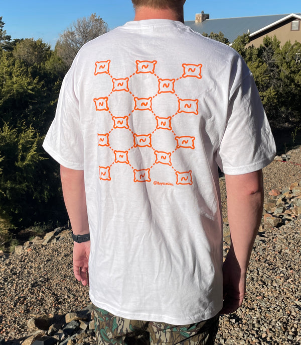 Pillow Pattern Shirt in Orange